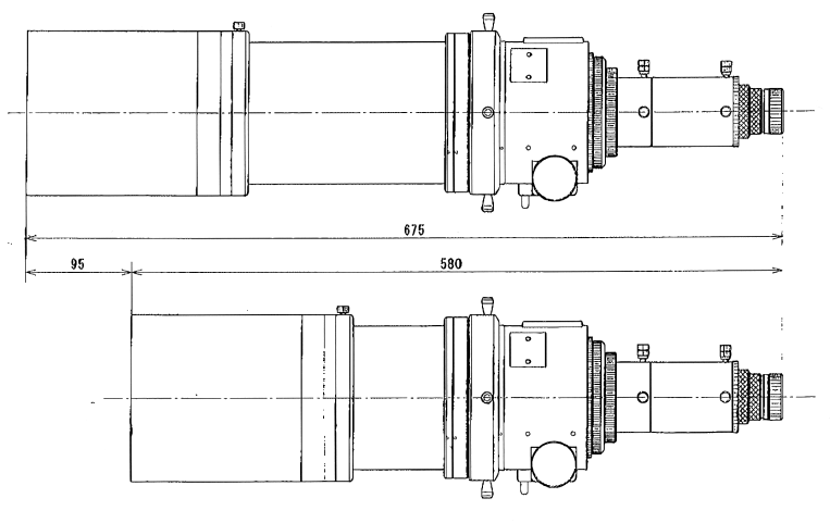 Takahashi FSQ-106ED longitudinal view