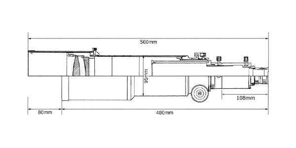 Takahashi SKY-90 longitudinal view